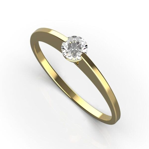 

Каблучка Lunet Jewellery з червоного золота, з діамантом 16 розмір 23792421
