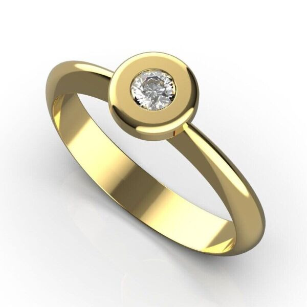 

Каблучка Lunet Jewellery з червоного золота, з діамантом 16.5 розмір 24102821
