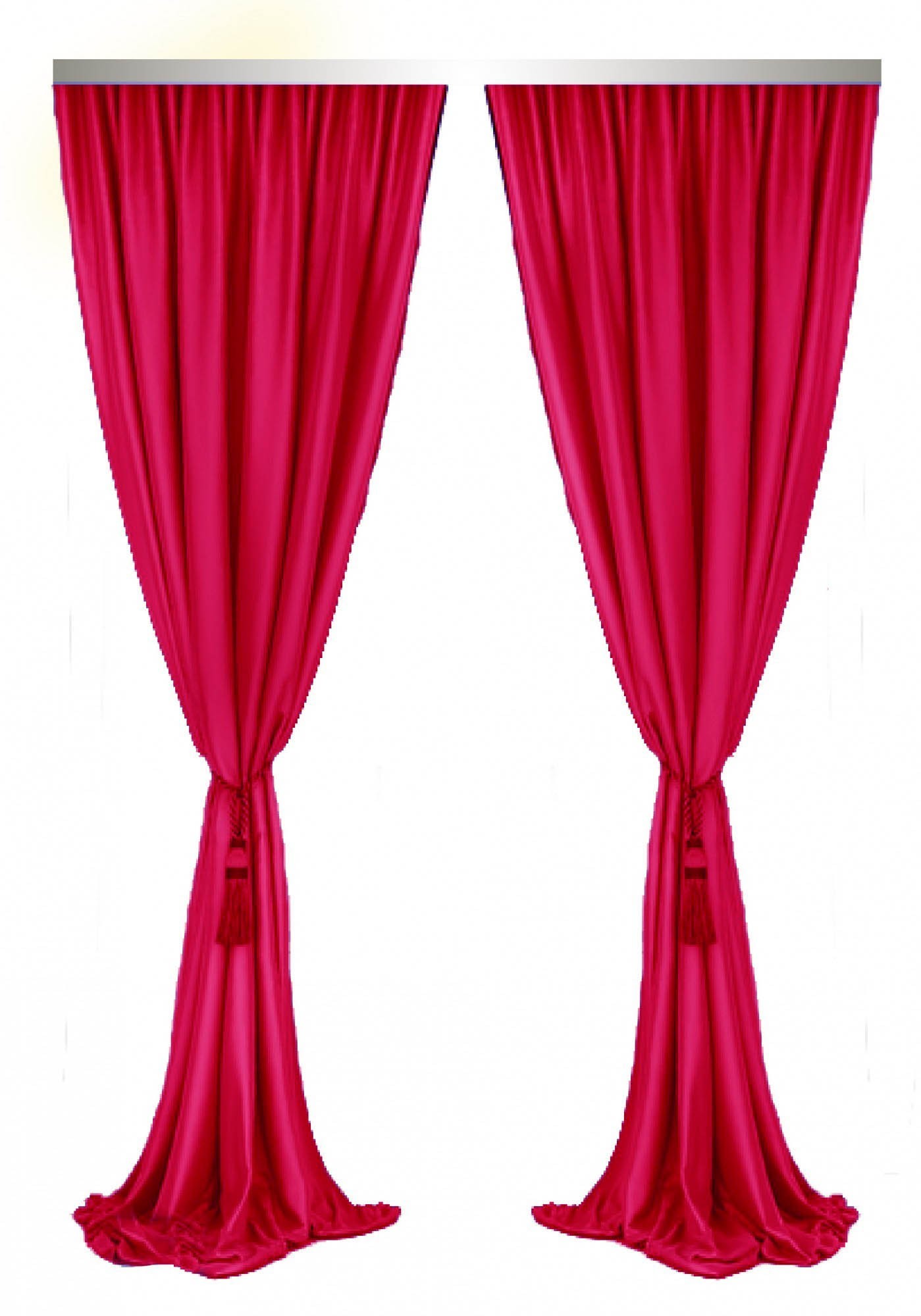 

Шторы Декорин Блекаут 150x250 см 2 шт Красный