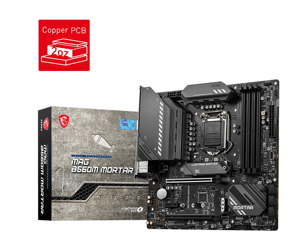 

Материнская плата MSI MAG B560M Mortar Socket 1200