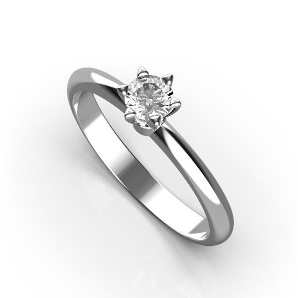 

Каблучка Lunet Jewellery з білого золота, з діамантом 19 розмір 26711521