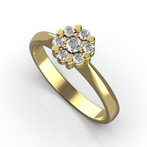 

Каблучка Lunet Jewellery з червоного золота, з діамантами 18 розмір 24262821