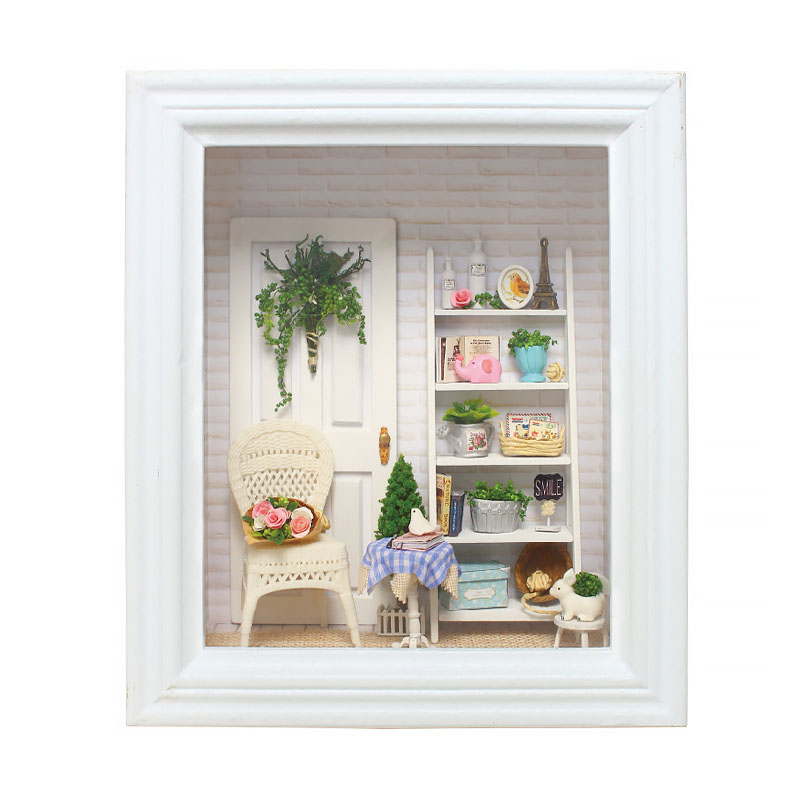 

Кукольный дом конструктор в рамке DIY Cute Room 6005 Уголок мастерицы