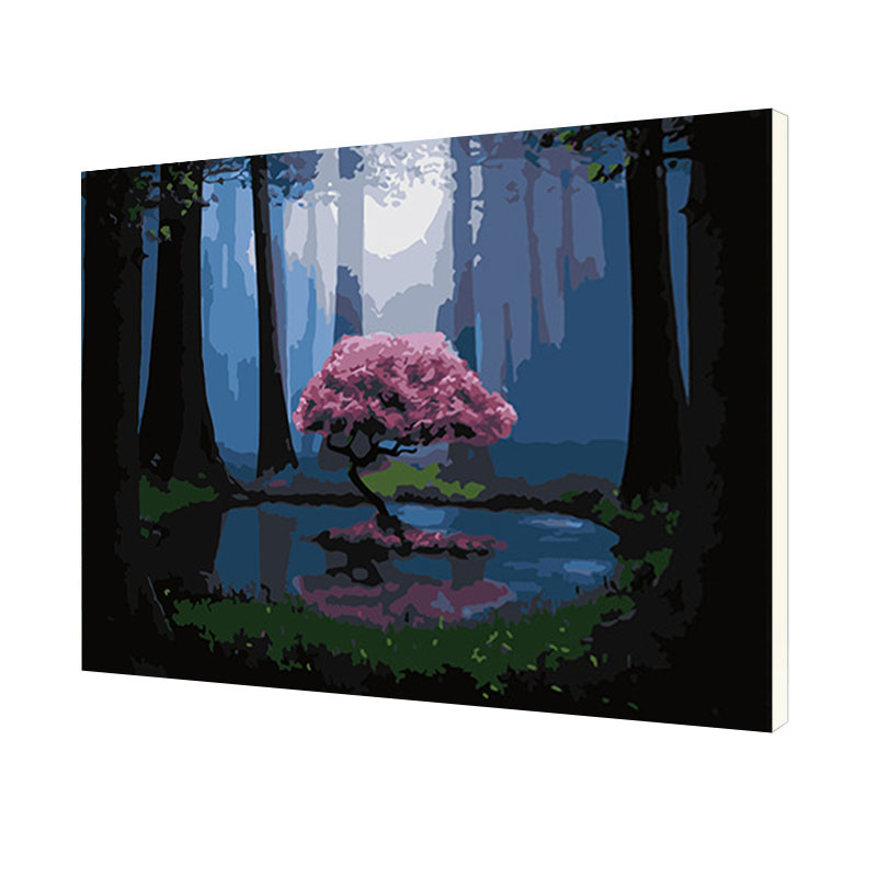 

Картина по номерам Lesko DIY ZC3067 "Посреди леса" 40*50 см