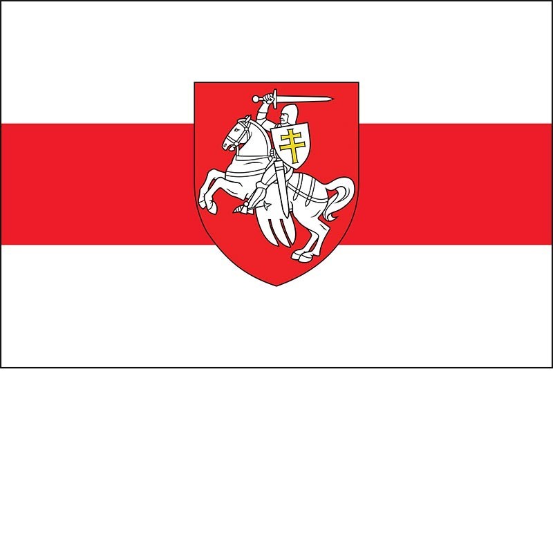 

Флаг "Флаг Беларуси с гербом" DU-GARA 150 × 100 см односторонний принт (flag-00023)