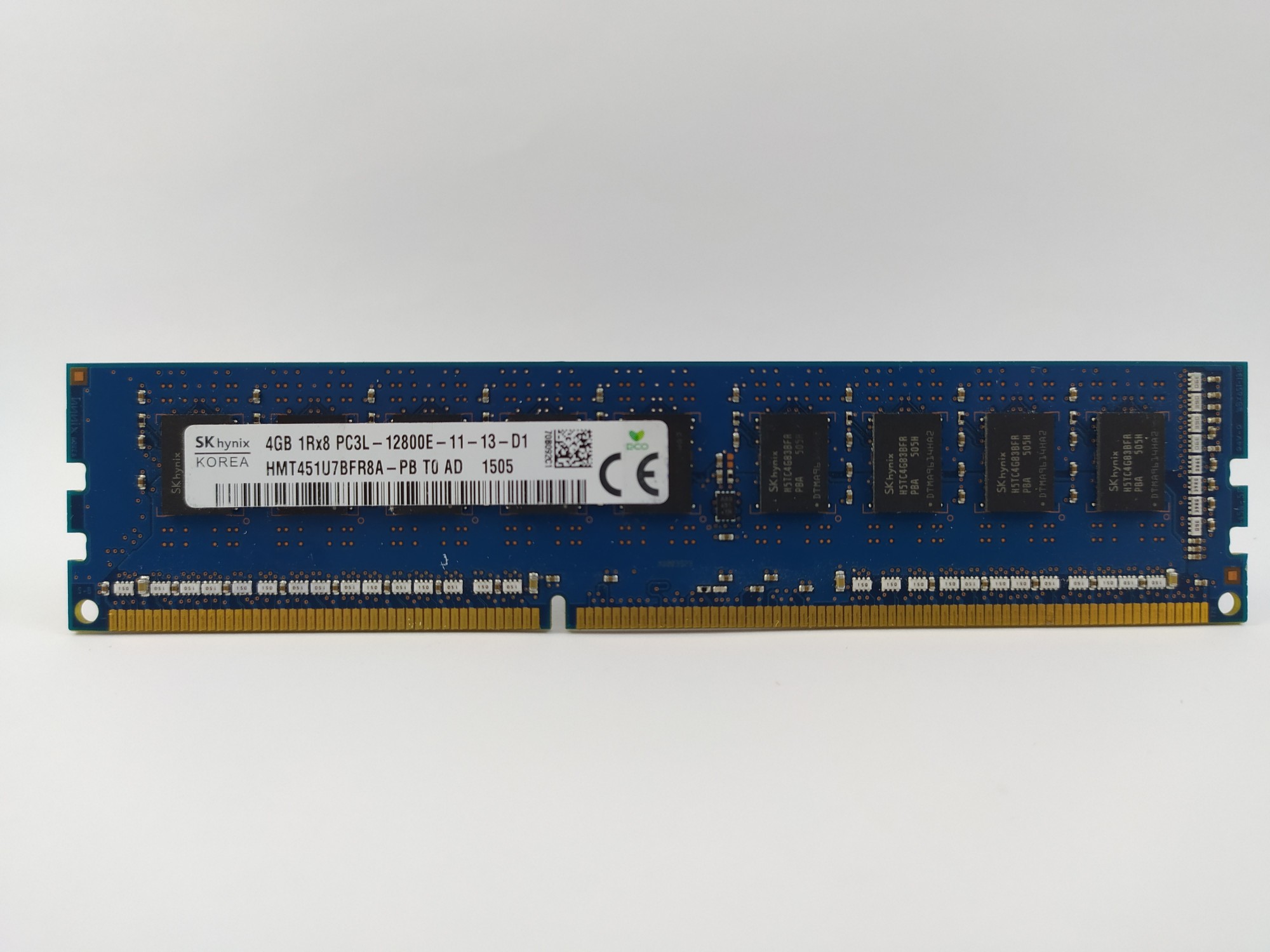 

Оперативная память SK hynix DDR3L 4Gb 1600MHz PC3L-12800E ECC (HMT451U7BFR8A-PB) 5354 Б/У