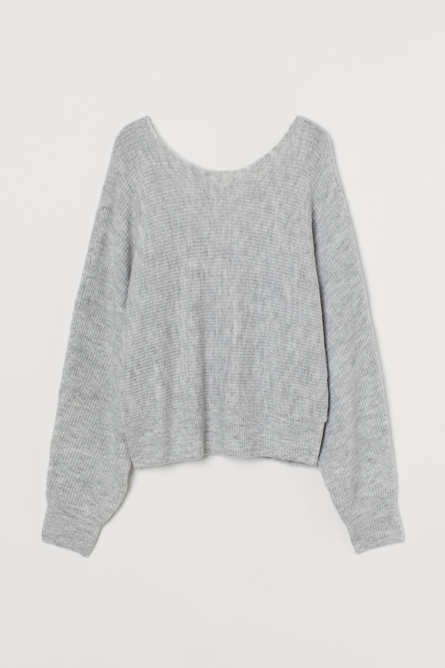 

Джемпер H&M  серый меланж 17089126552, Джемпер H&M S серый меланж 17089126552