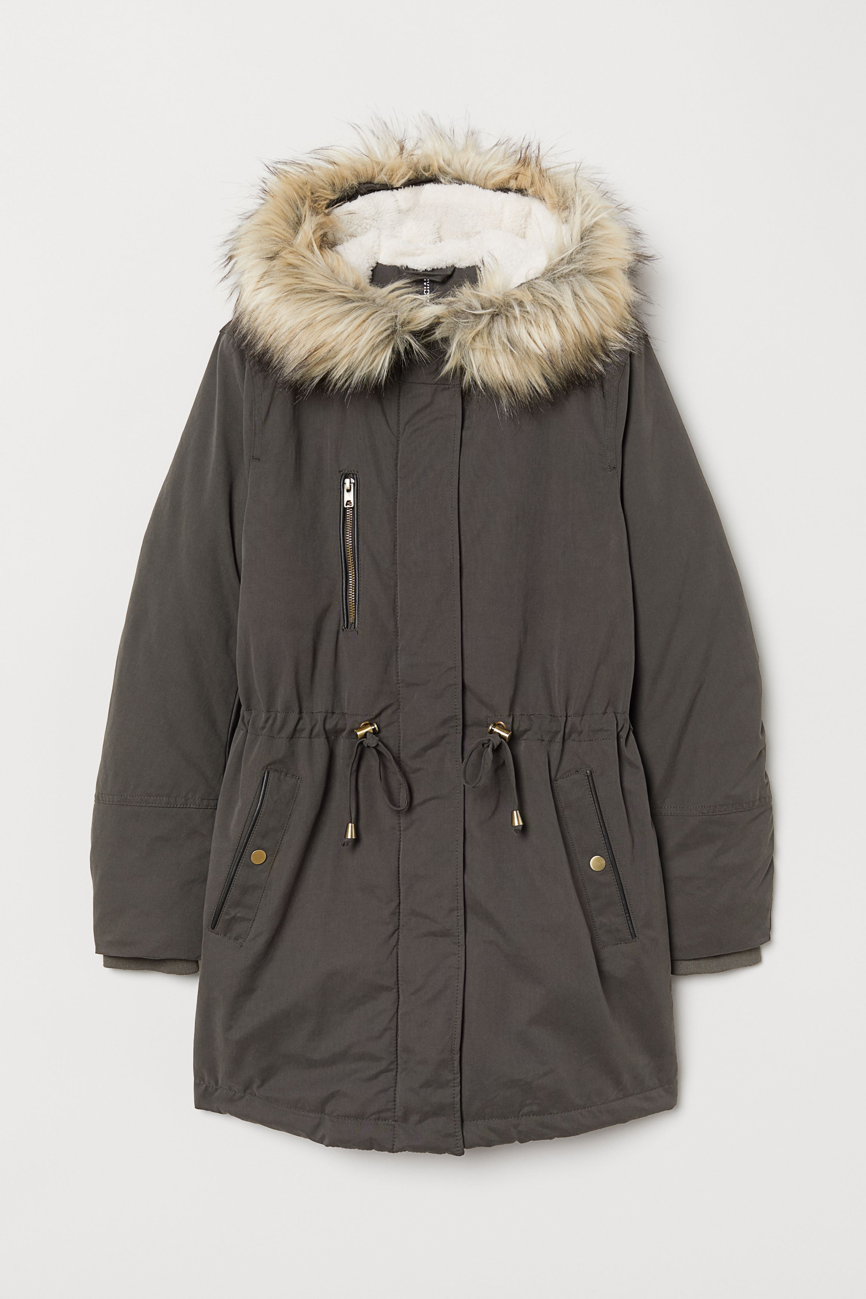 

Парка H&M  темно серый 6935088, Парка H&M S темно серый 6935088