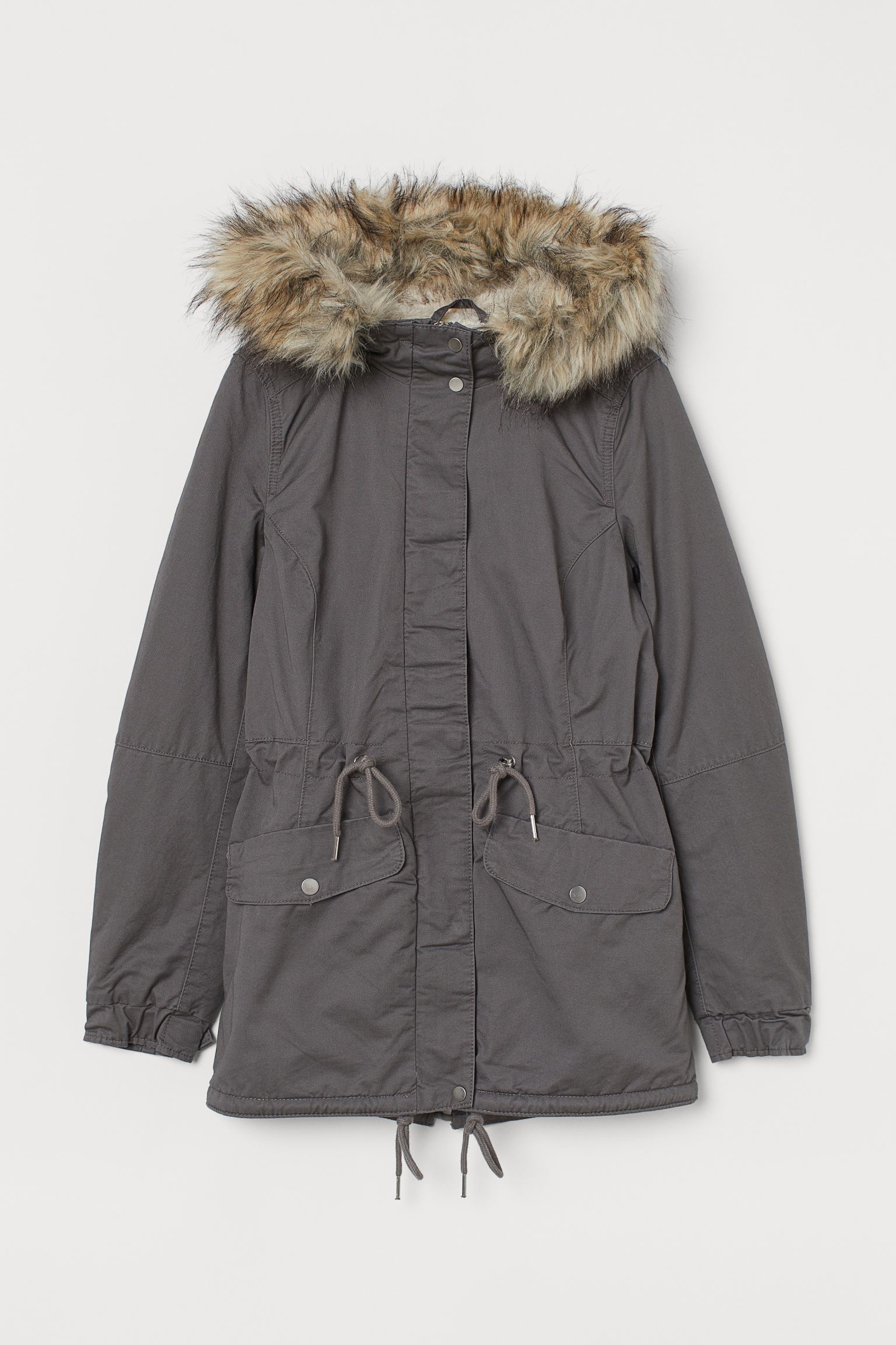 

Парка H&M  серый 3087212662, Парка H&M 40 серый 3087212662
