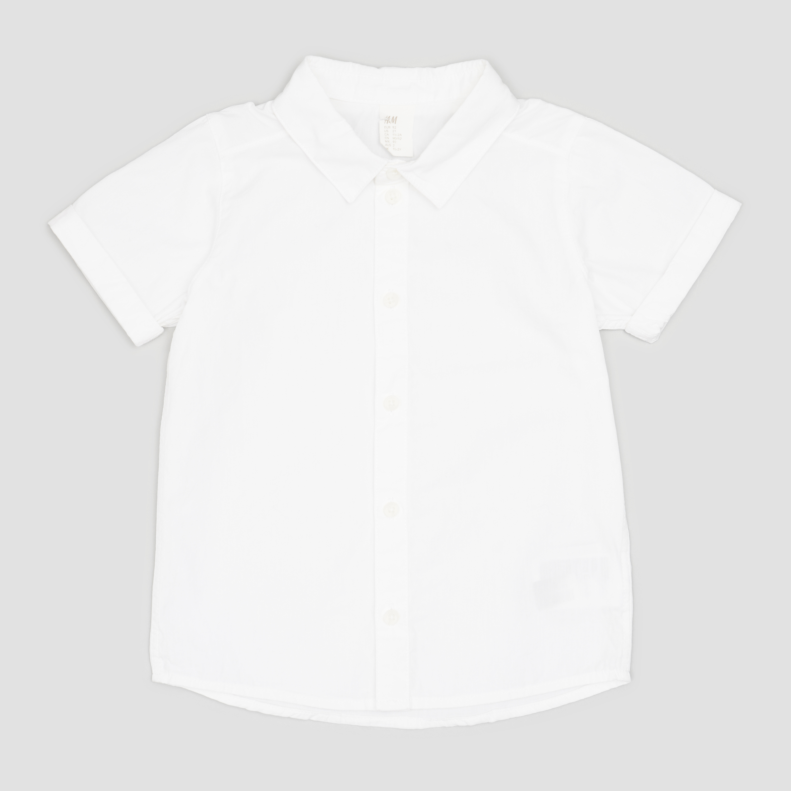 

Рубашка H&M 92см белый 180686242522