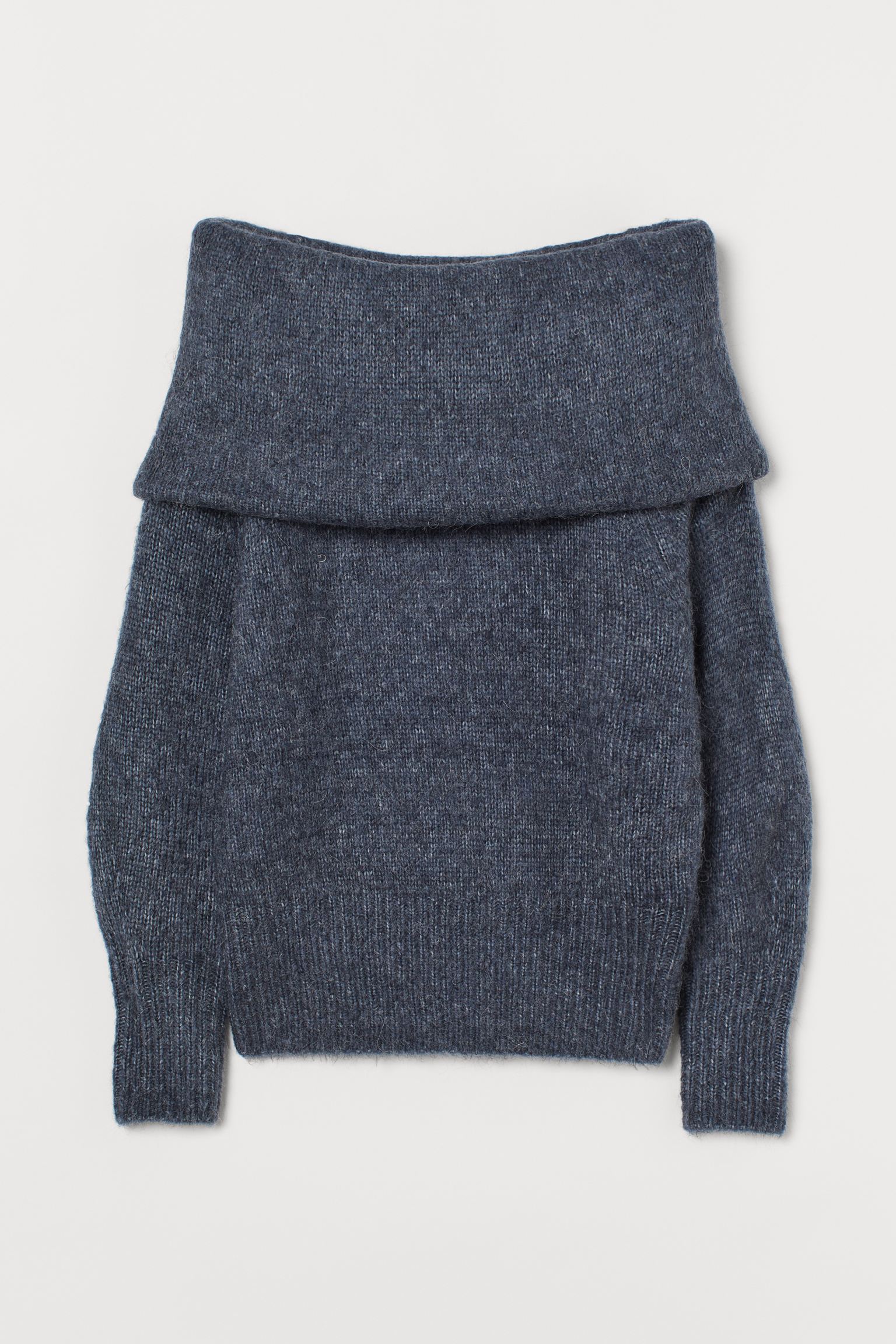

Джемпер H&M S синий меланж 19089417333