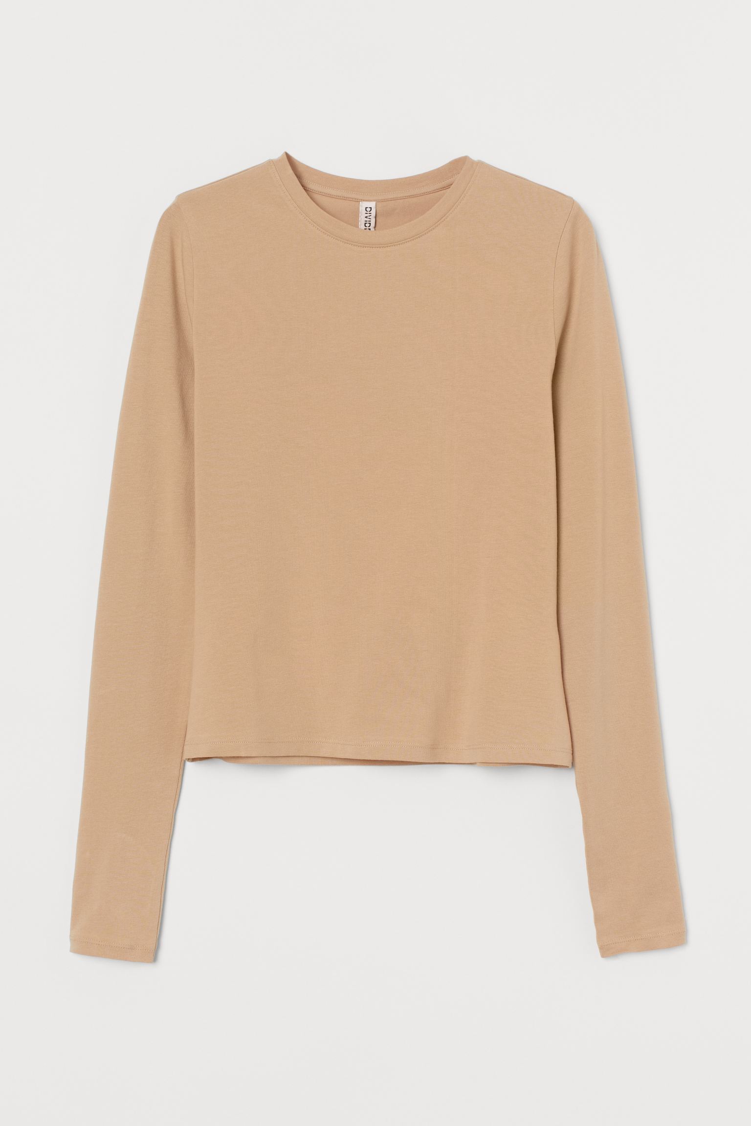 

Лонгслив H&  бежевый 28077621431, Лонгслив H&M M бежевый 28077621431