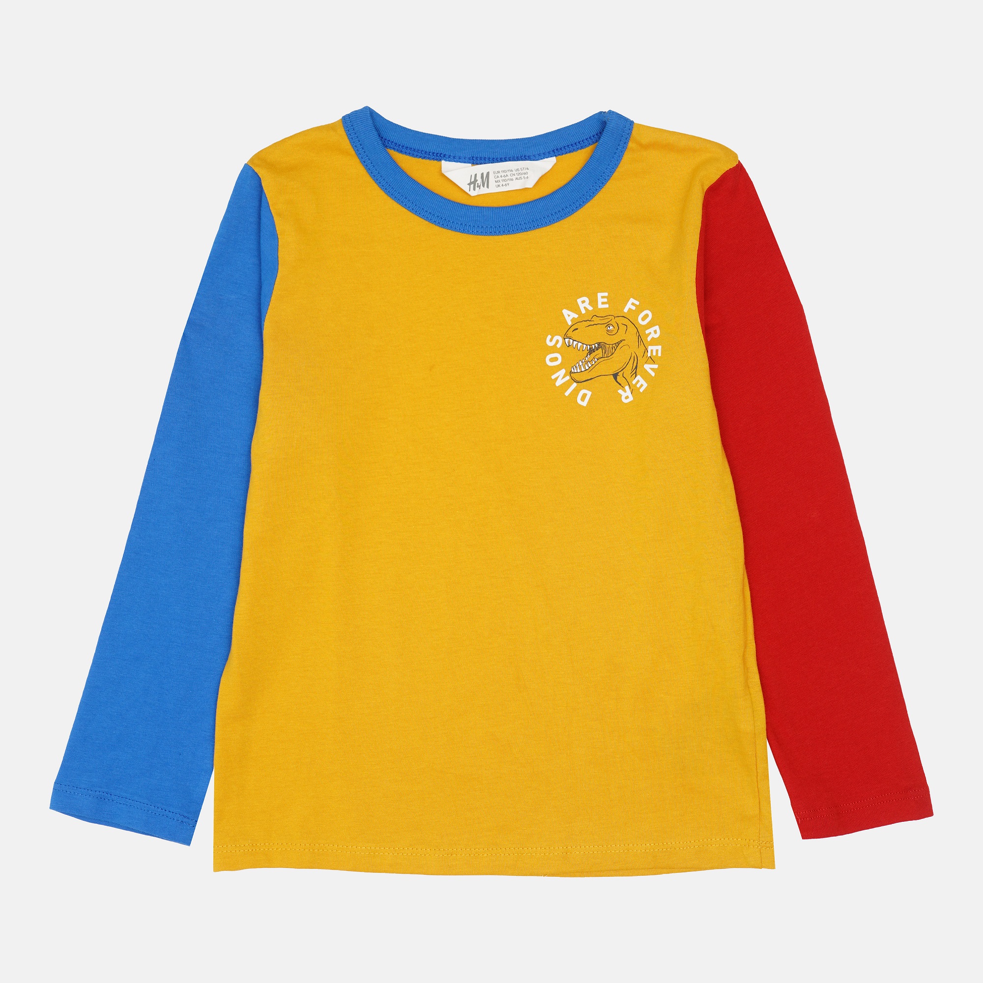 

Лонгслив H&M 110 116см оранжево синий 8079471802