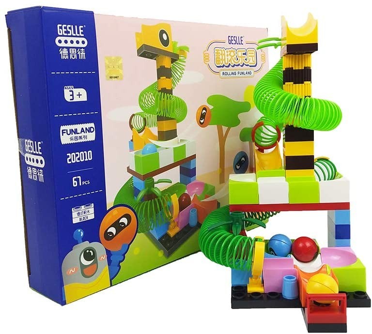 

Конструктор с пружинками Geslle Rolling Funland 67 деталей (202010)