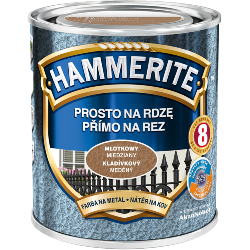 

Эмаль - краска молотковая Hammerite, Медный, 2.5л