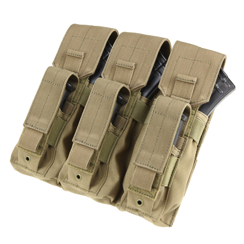 

Подсумок для магазинов АК молле Condor Triple AK Kangaroo Mag Pouch MA72 Тан (Tan)