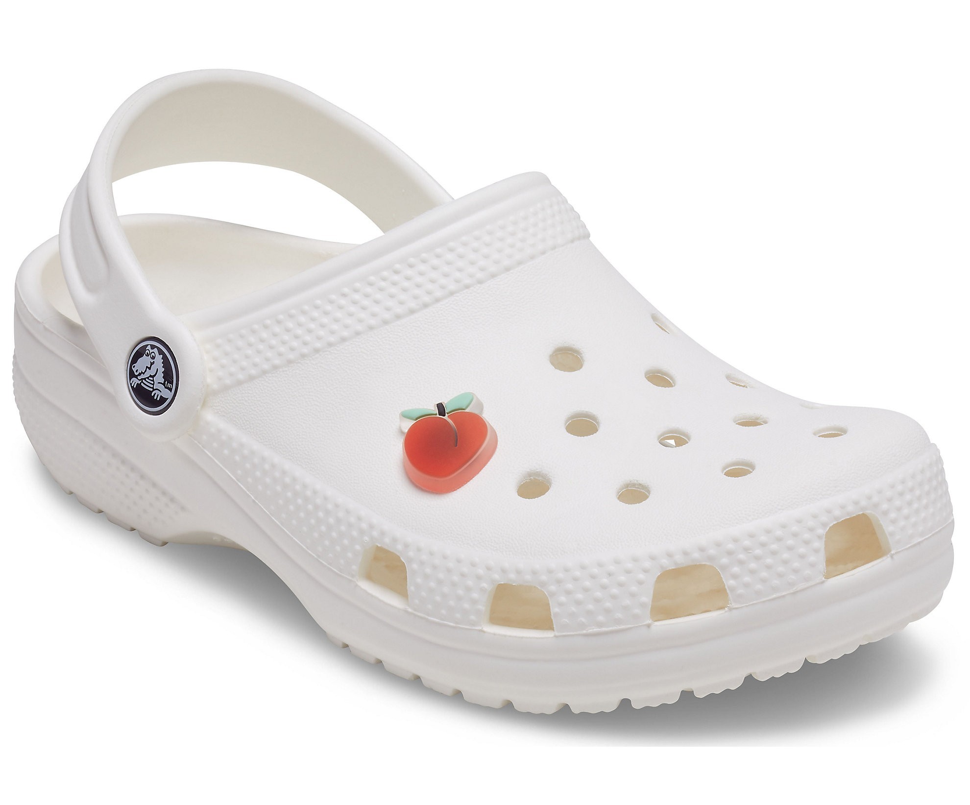 

Джибитсы Translucent Peach Crocs Jibbitz для кроксов сабо Украшение Персик