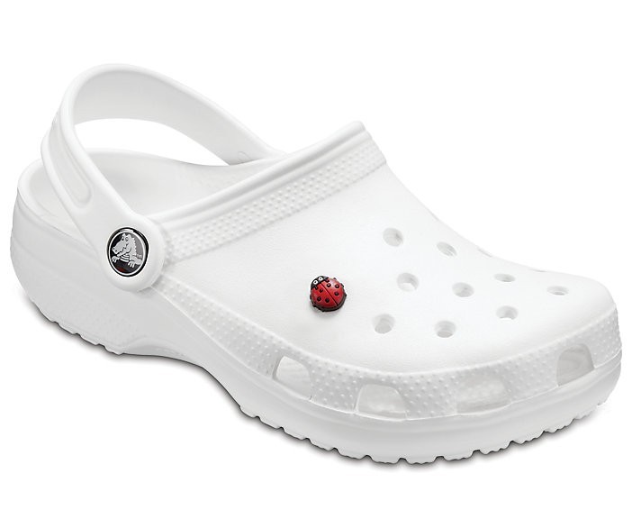 

Джибитсы Ladybug Crocs Jibbitz для кроксов сабо Украшение Божья Коровка
