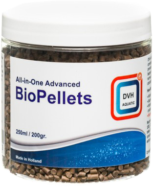 

Улучшенные биопеллетсы для морских аквариумов DVH All-in-One Advanced Biopellets 250 мл