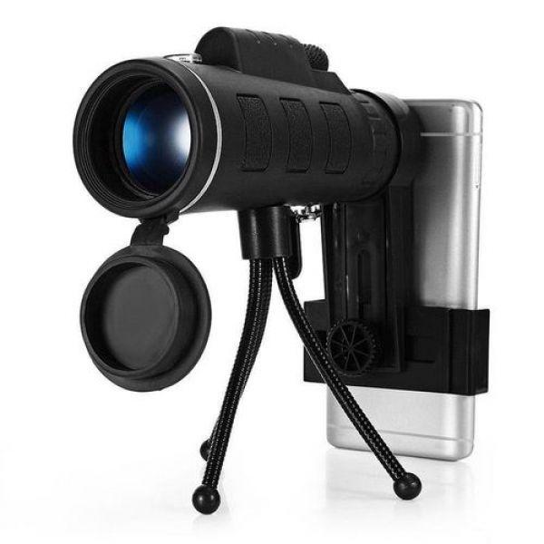 

Монокуляр MONOCULAR KL-1040 с треногой и клипсой 40x60 Black