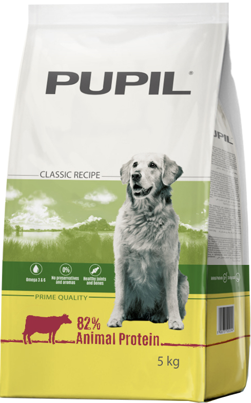 

Сухой корм для собак Pupill Prime с говядиной и овощами 5 кг