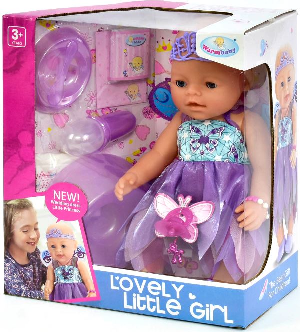 

Пупс функциональный Warm baby кушает, пьет, ходит на горшок, плачет (8040-470)