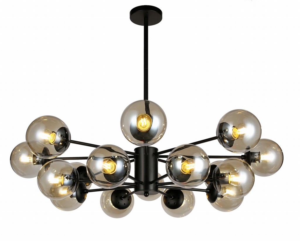 

Люстра подвесная Levistella 7526033-16 BK+BR (56532)