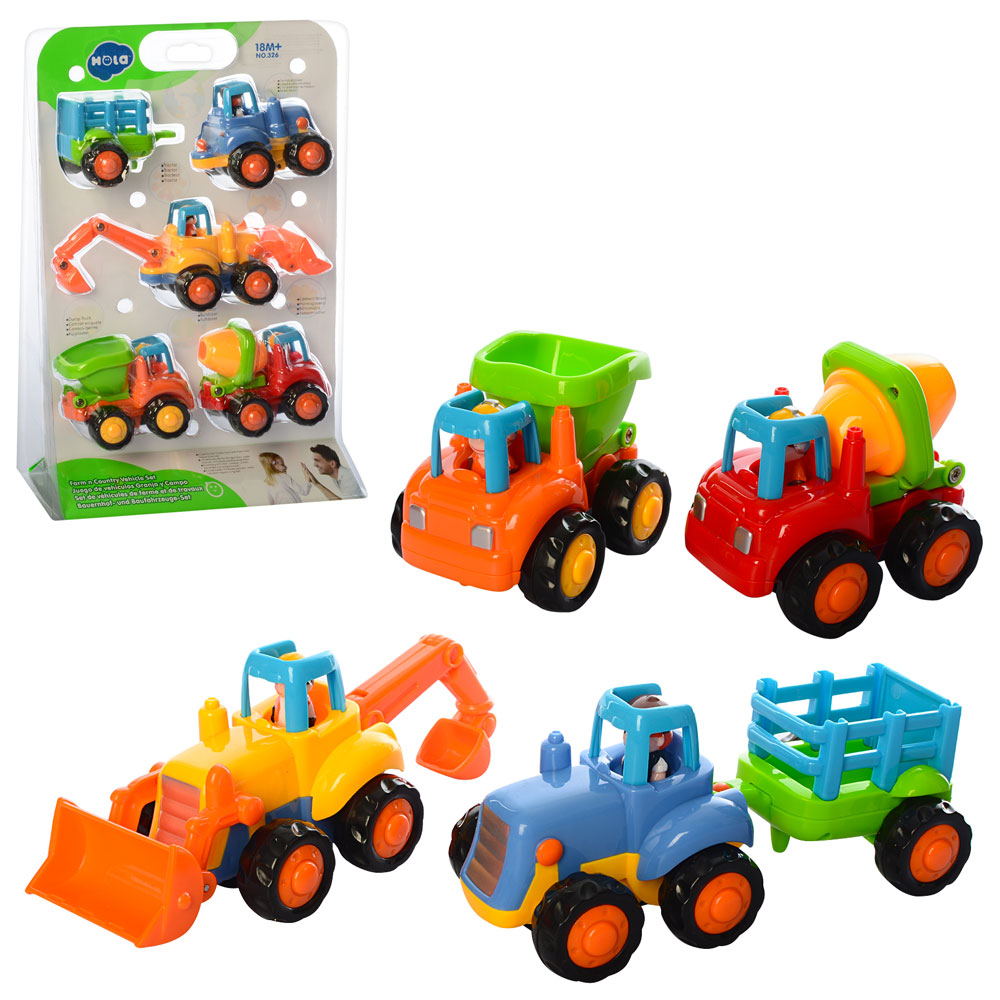 

Игрушка Hola Toys Грузовичок комплект из 4 шт (326)