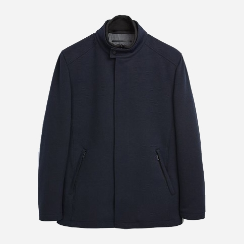 

Пальто Zara 0706/455/401 S Темно-синее