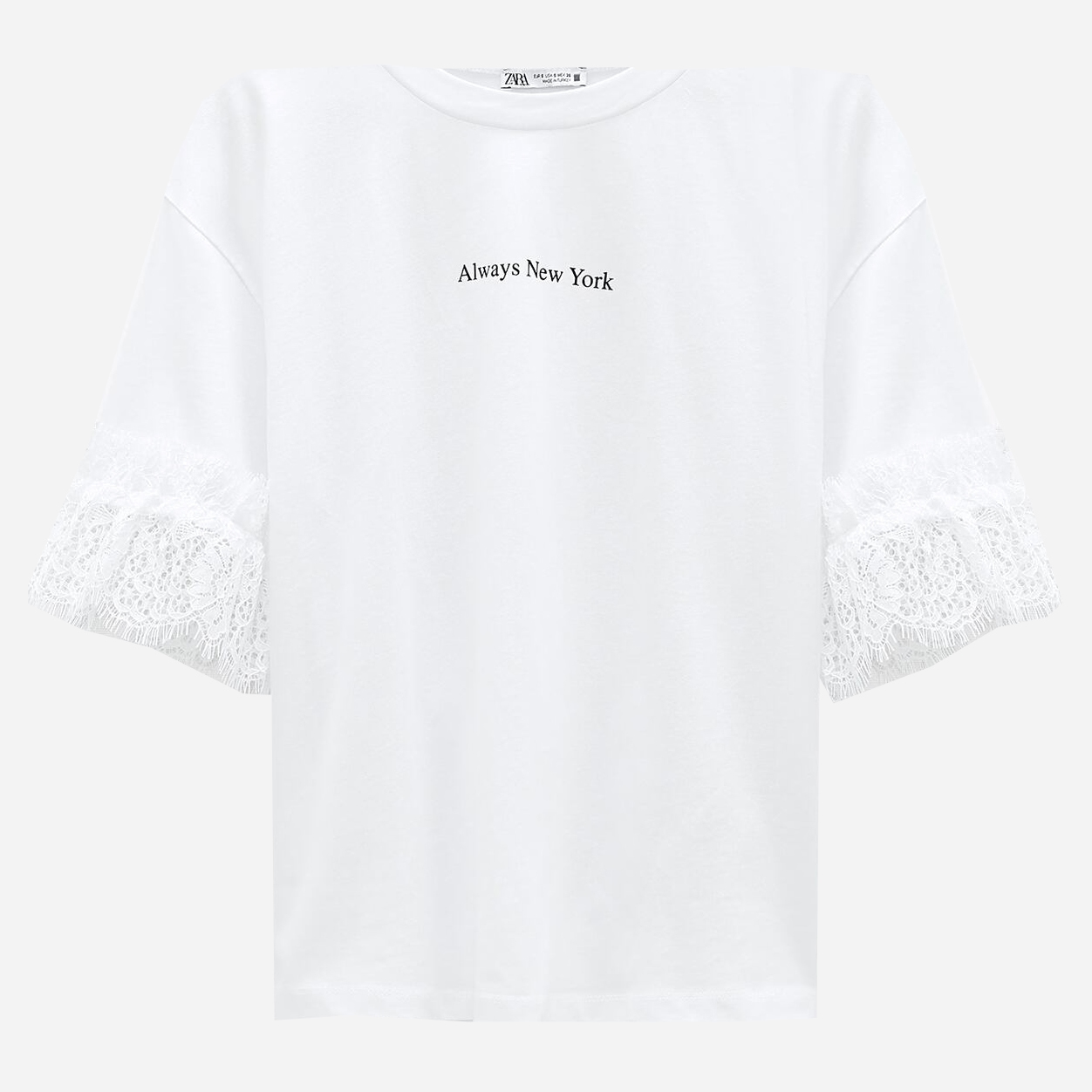 

Футболка Zara 1165/656/250  Белая, Футболка Zara 1165/656/250 M Белая