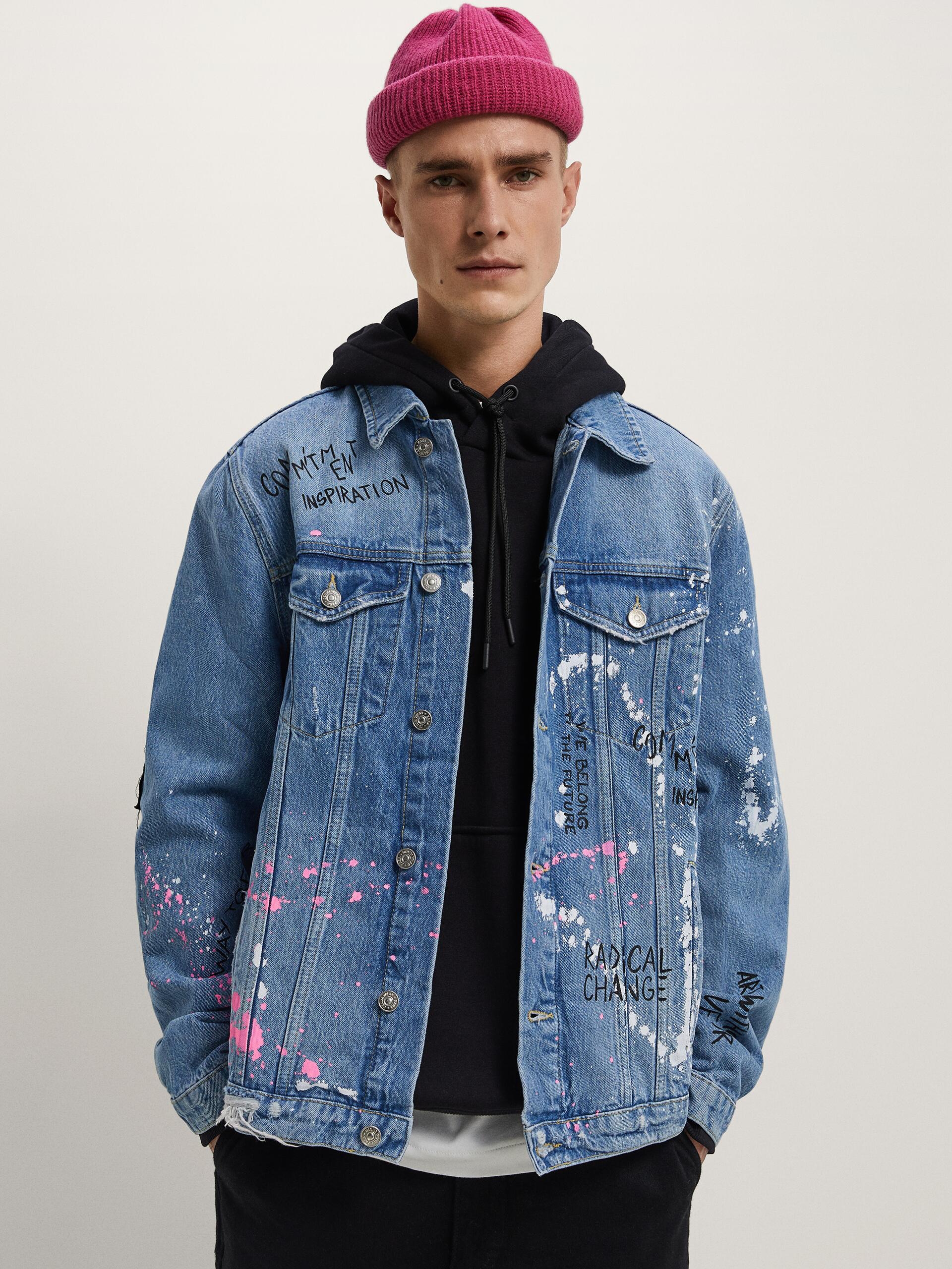 

Куртка джинсовая Zara 1466/300/427 L Голубая