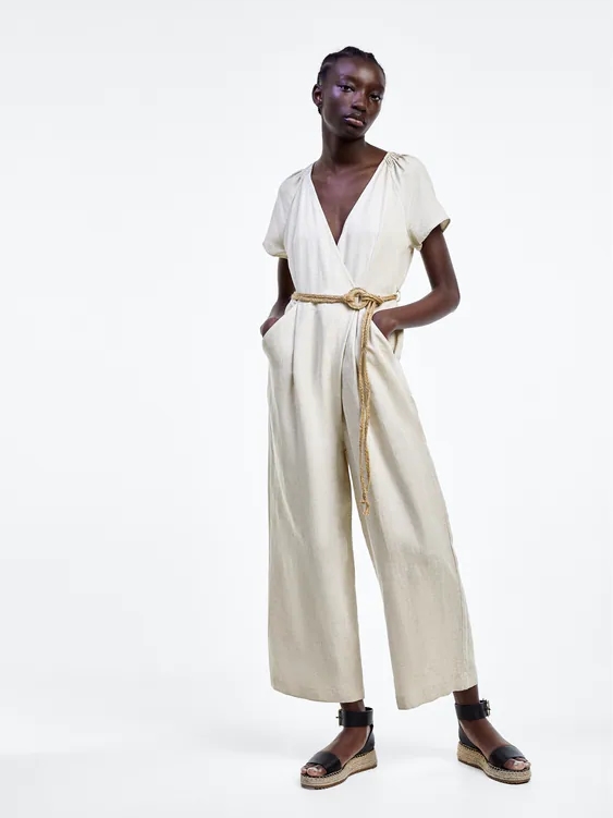 

Комбинезон Zara 1971/154/081 S Бежевый