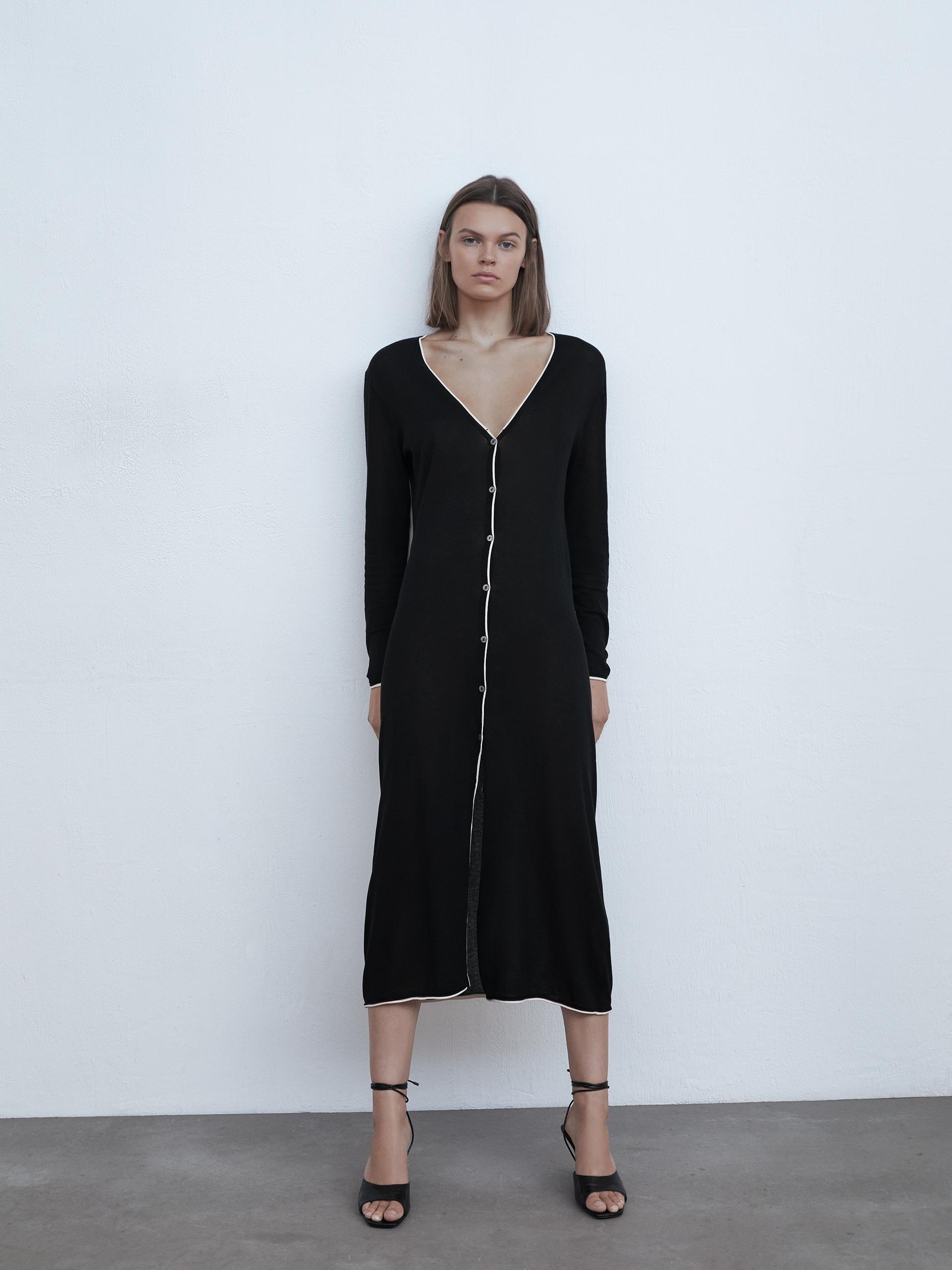 

Платье Zara 2142/039/093  Черное, Платье Zara 2142/039/093 M Черное