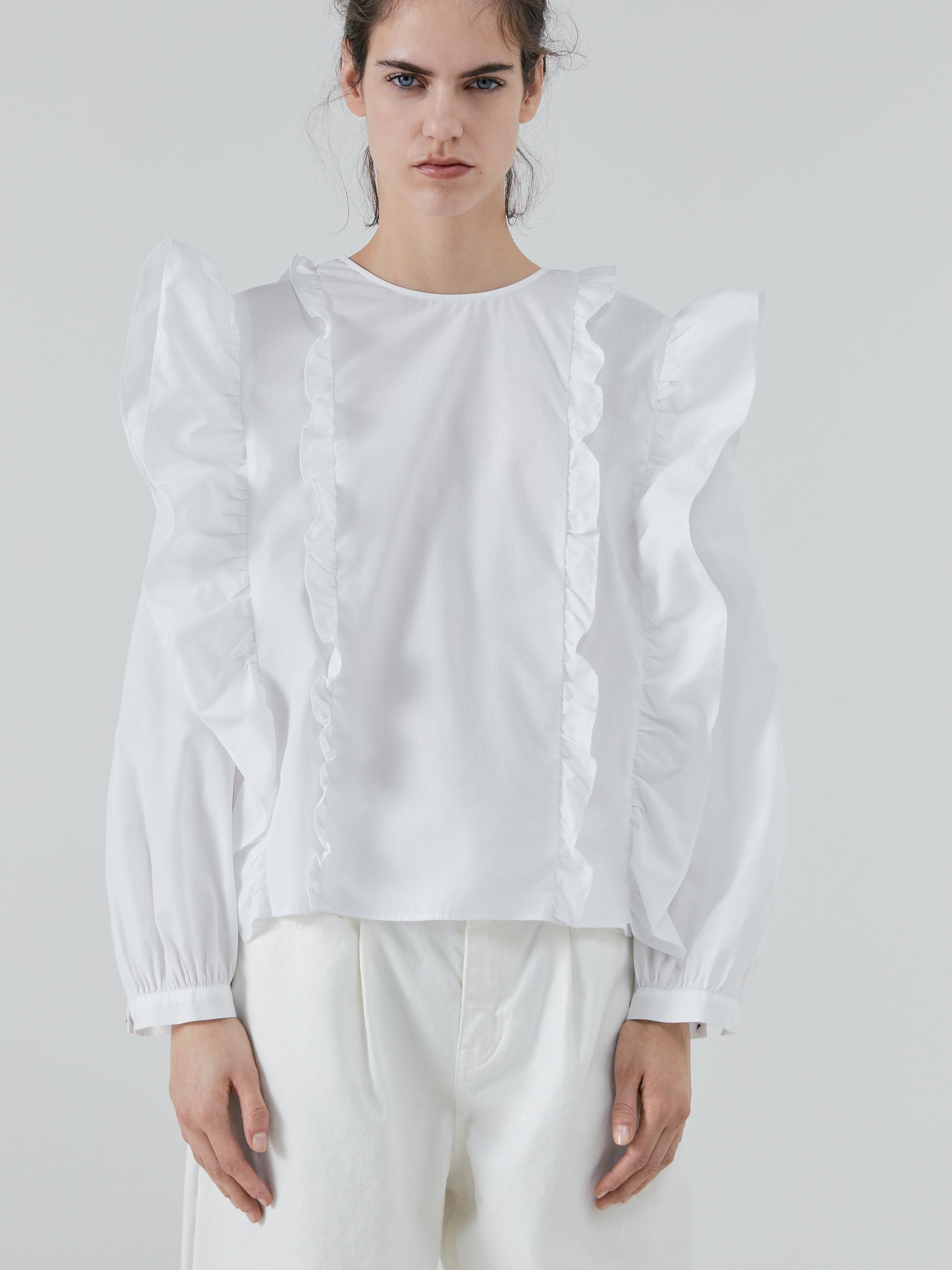 

Блузка Zara 2151/493/250  Белая, Блузка Zara 2151/493/250 XS Белая
