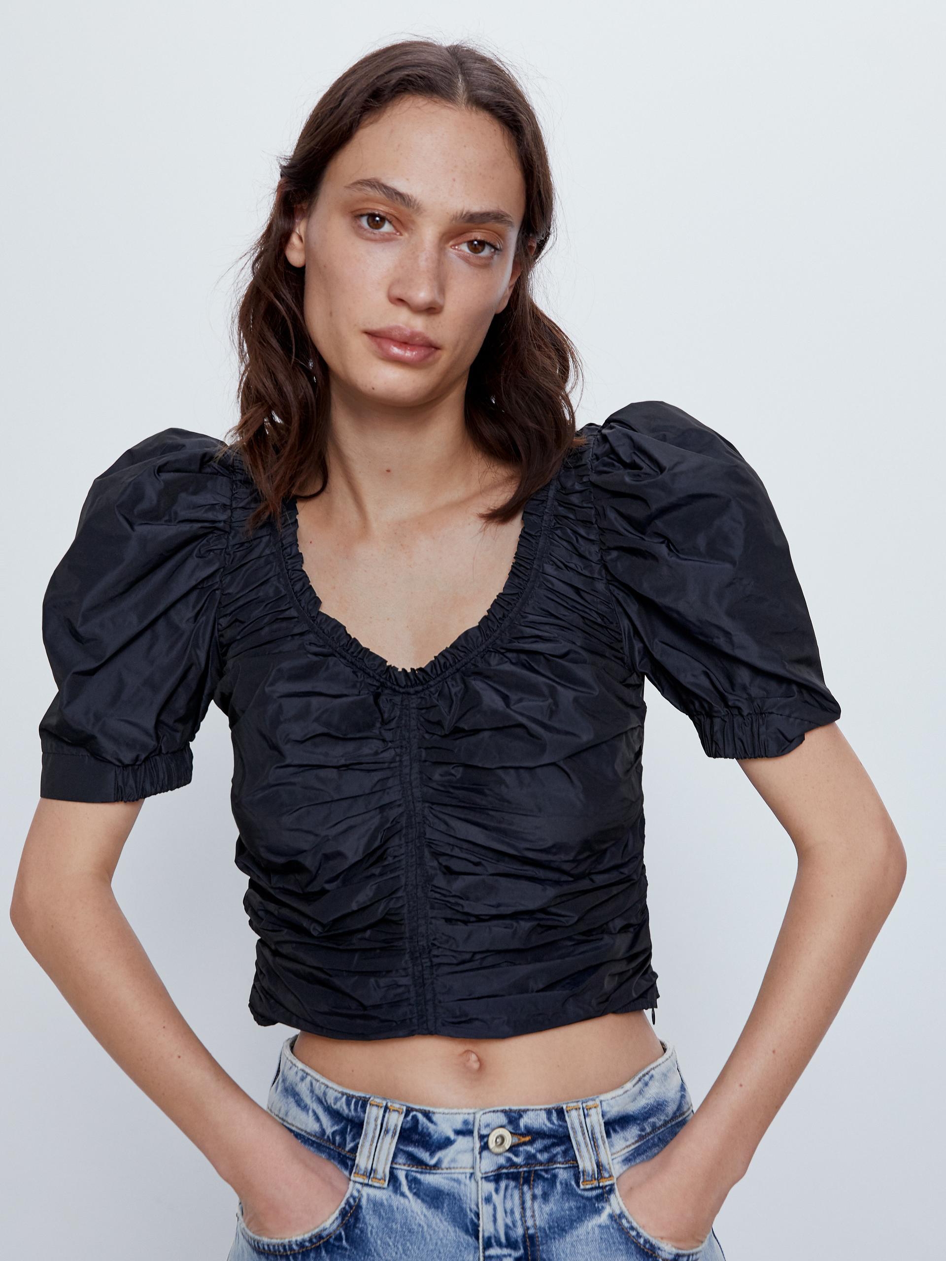 

Блузка Zara 3564/025/422  Черная, Блузка Zara 3564/025/422 XS Черная