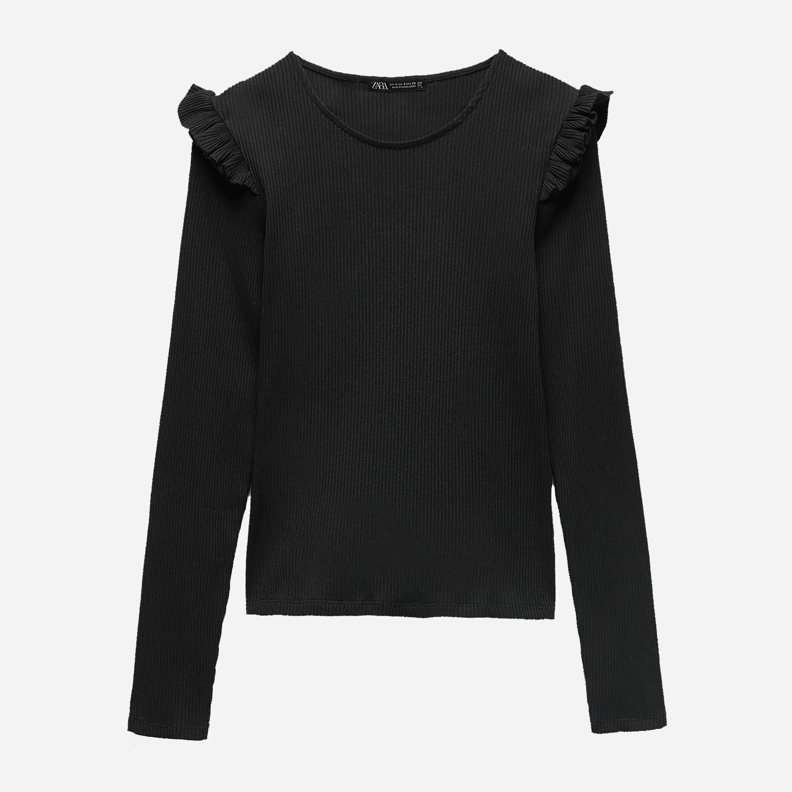 

Лонгслив Zara 4174/454/800 M Черный