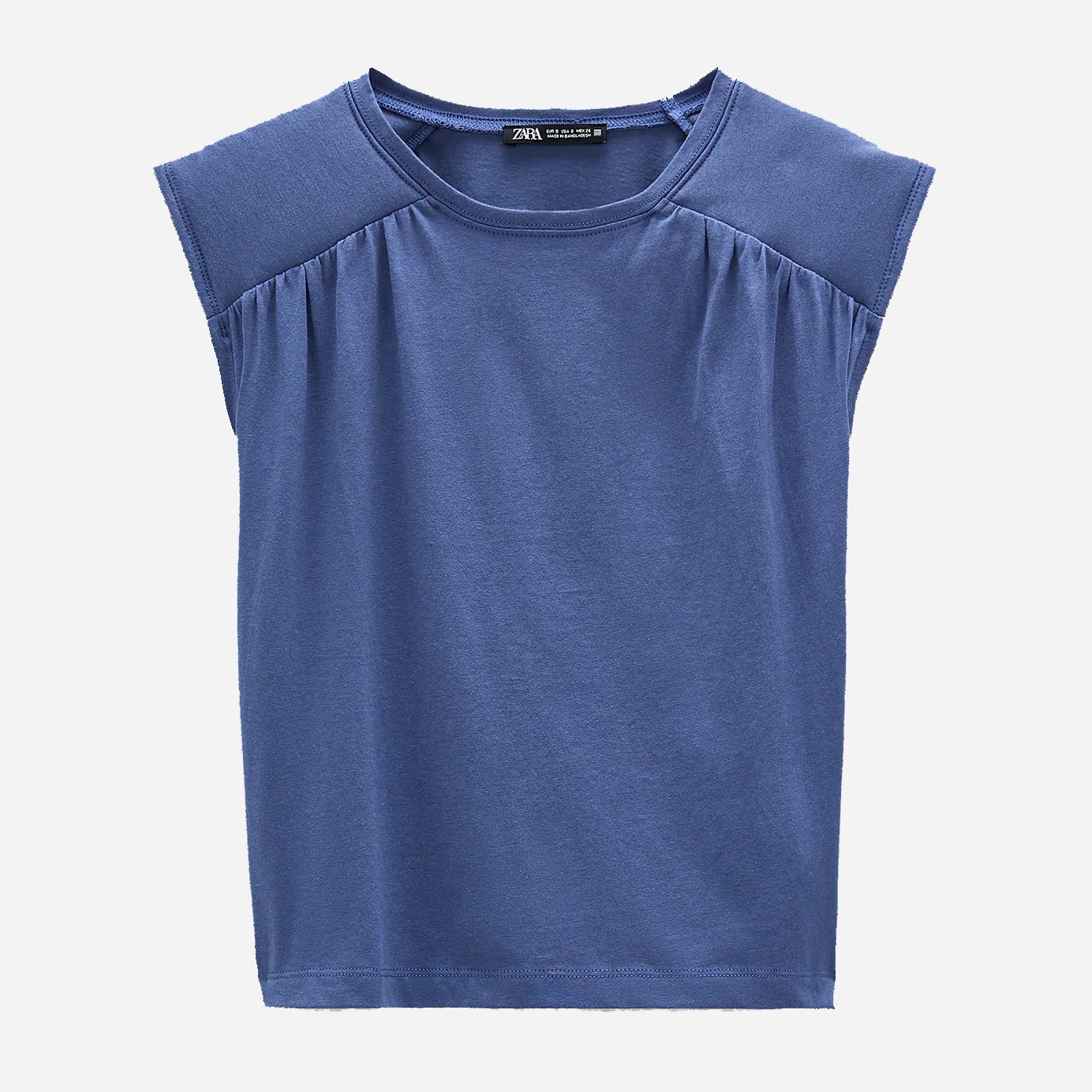 

Футболка Zara 4174/628/405  Синяя, Футболка Zara 4174/628/405 S Синяя