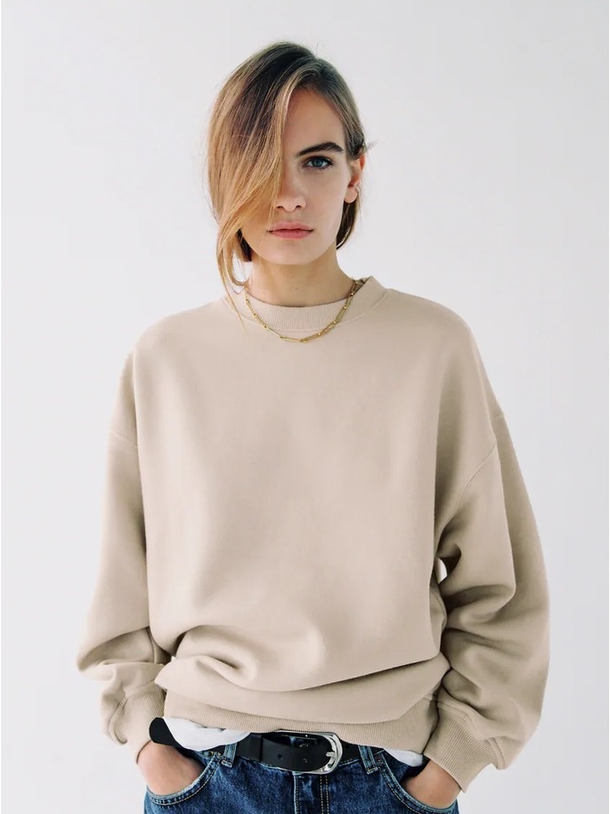 

Свитшот Zara 4174/811/710 S Бежевый