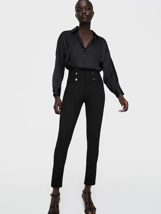 

Брюки Zara 5039/222/800 XS Черные
