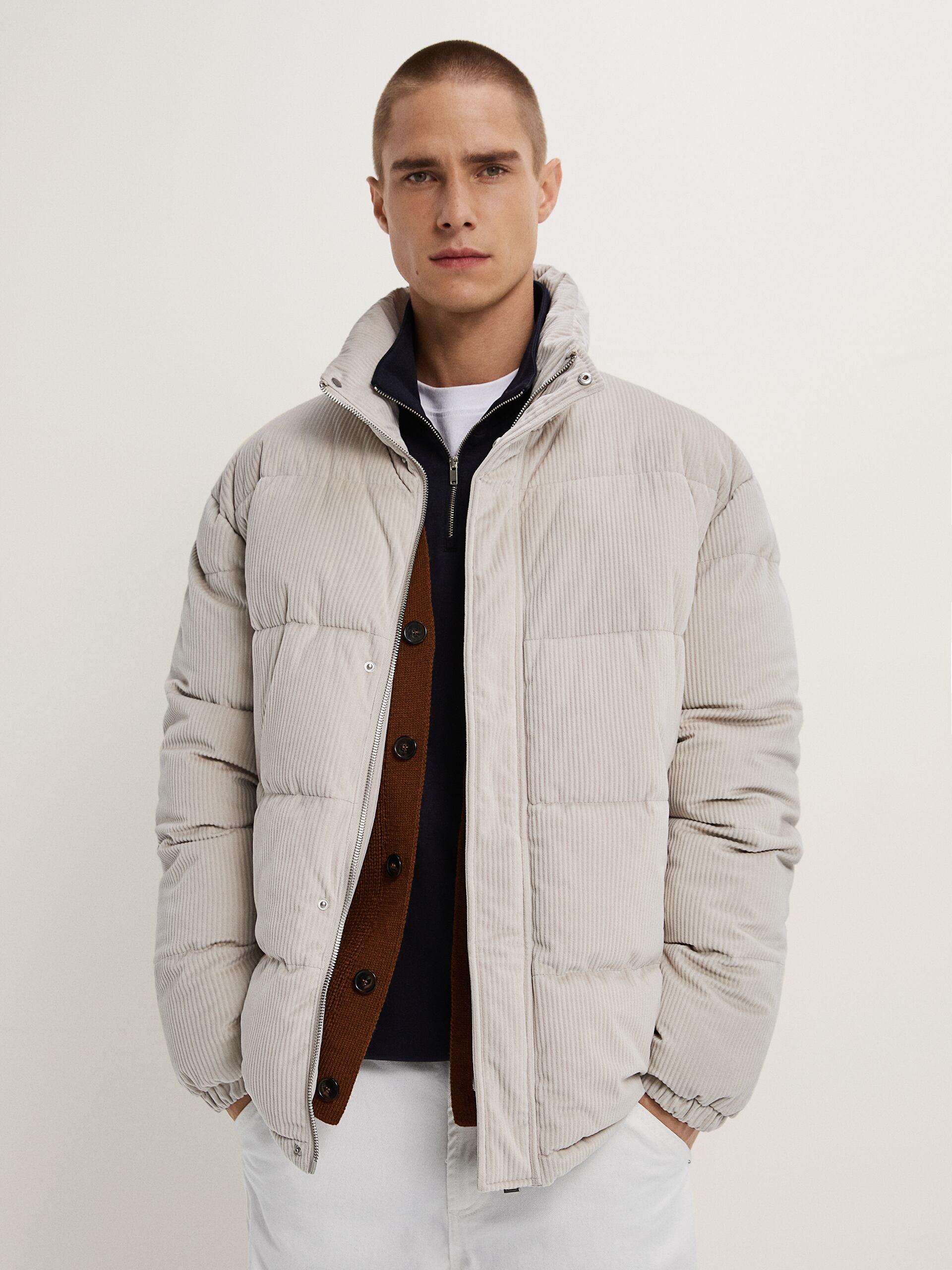 

Куртка Zara 5320/410/251 S-M Светло-серая