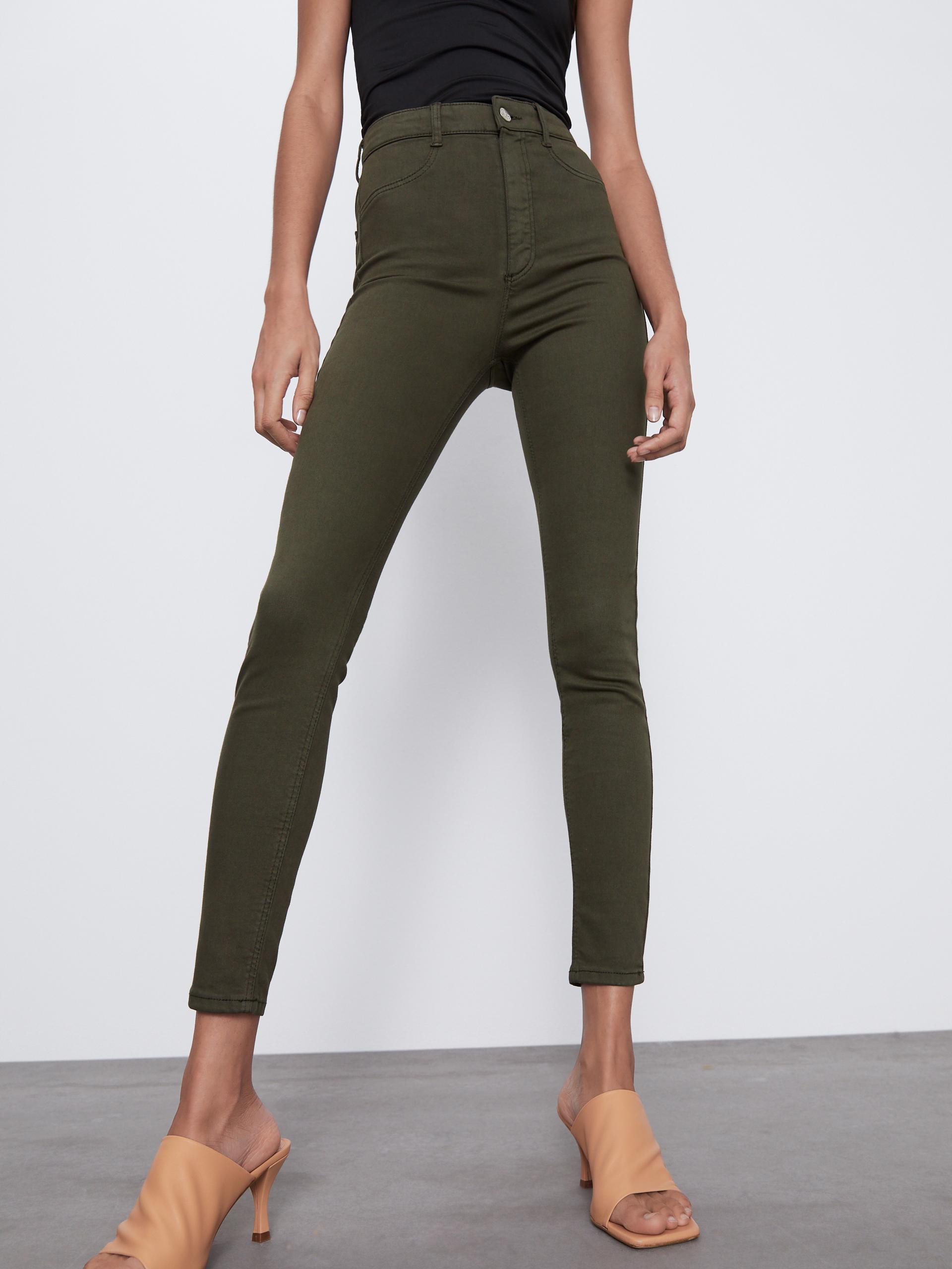 

Джинсы Zara 5520/223/505 36 Зеленые