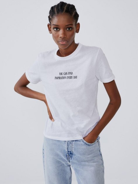 

Футболка Zara 5643/804/028 S Белая