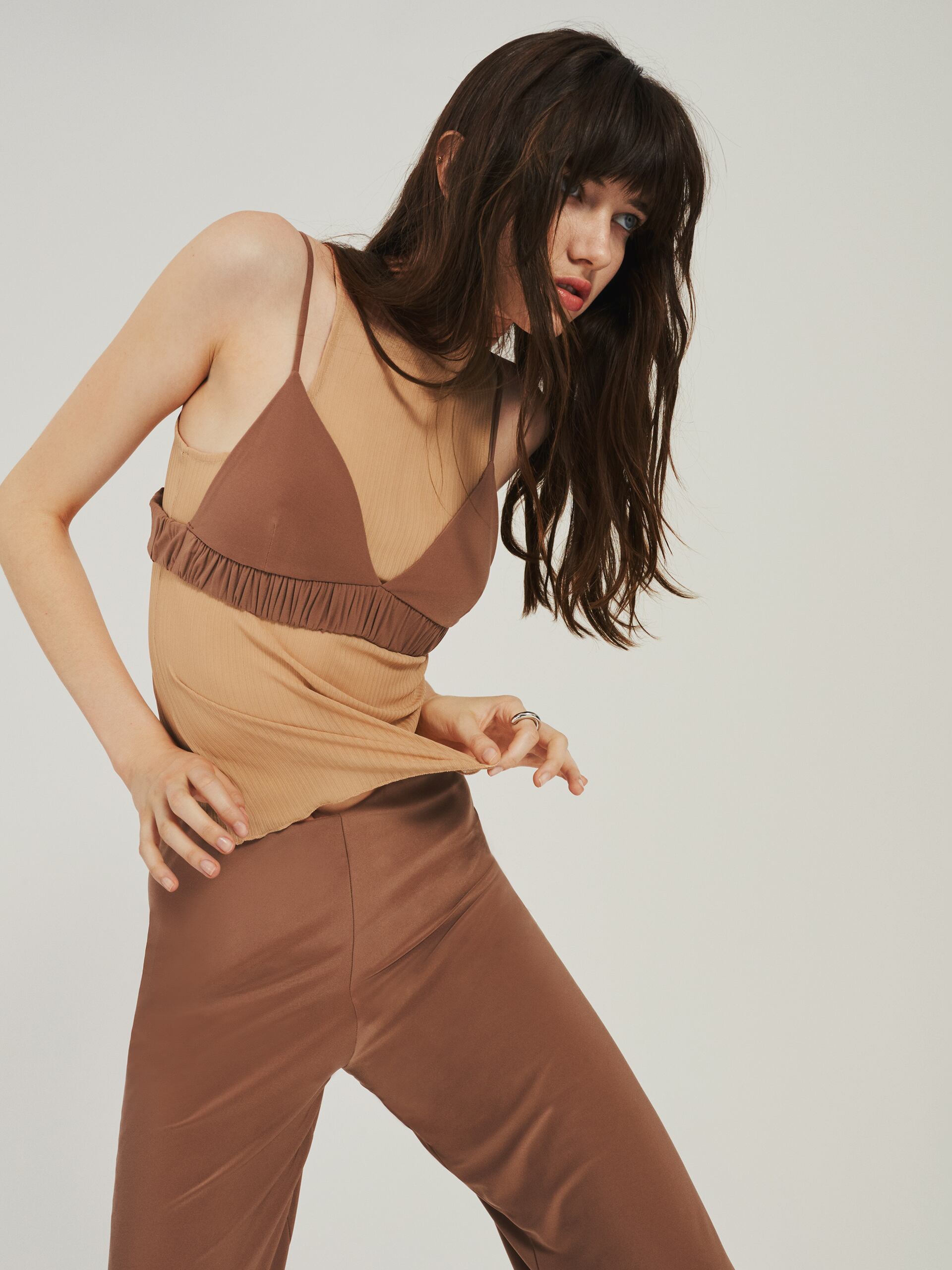 

Топ Zara 5644/195/713  Бежевый, Топ Zara 5644/195/713 S Бежевый
