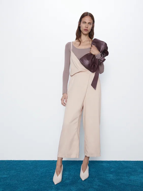 

Комбинезон Zara 7810/950/710 M Бежевый