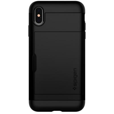 

Чехол для моб. телефона Spigen iPhone XS Max Slim Armor CS Black