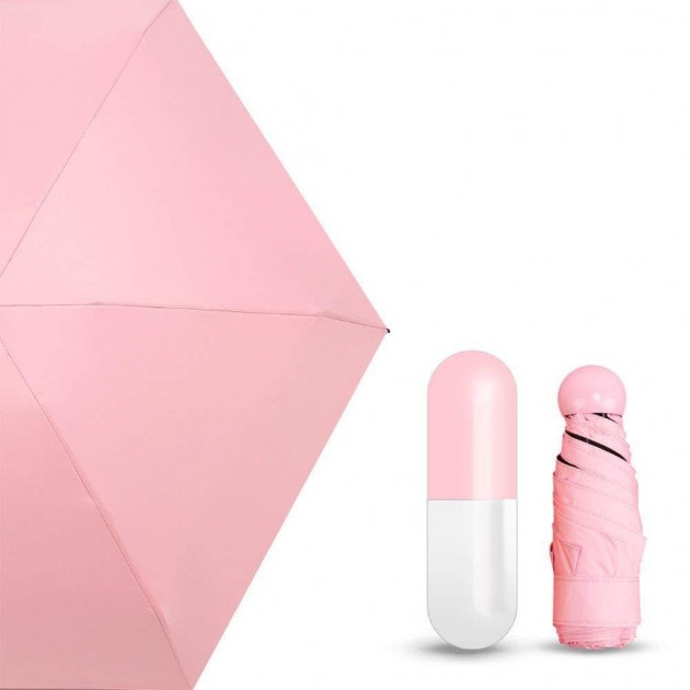 

Мини-зонт в капсуле Capsule Umbrella Розовый