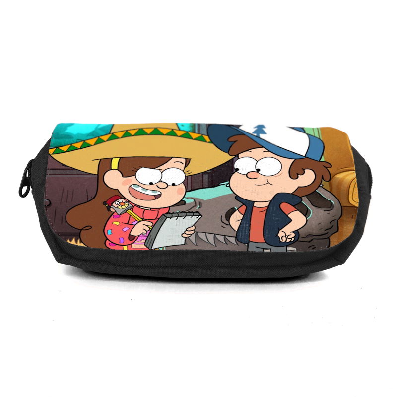 

Школьный пенал Гравити Фолз 0015 (Gravity Falls) органайзер универсальный (GFS-0015-blc) черный