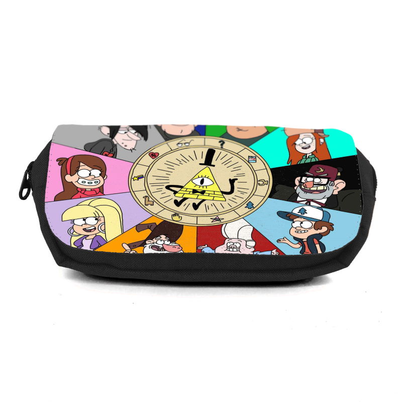 

Школьный пенал Гравити Фолз 0014 (Gravity Falls) органайзер универсальный (GFS-0014-blc) черный