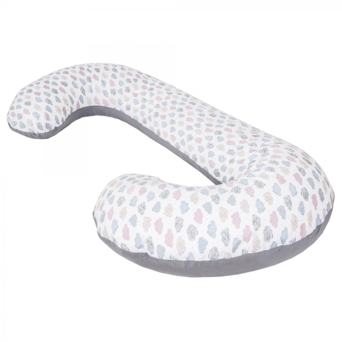 

Подушка для беременных Ceba Baby Physio Duo Clouds Белый/Серый с принтом 300 х 30 см