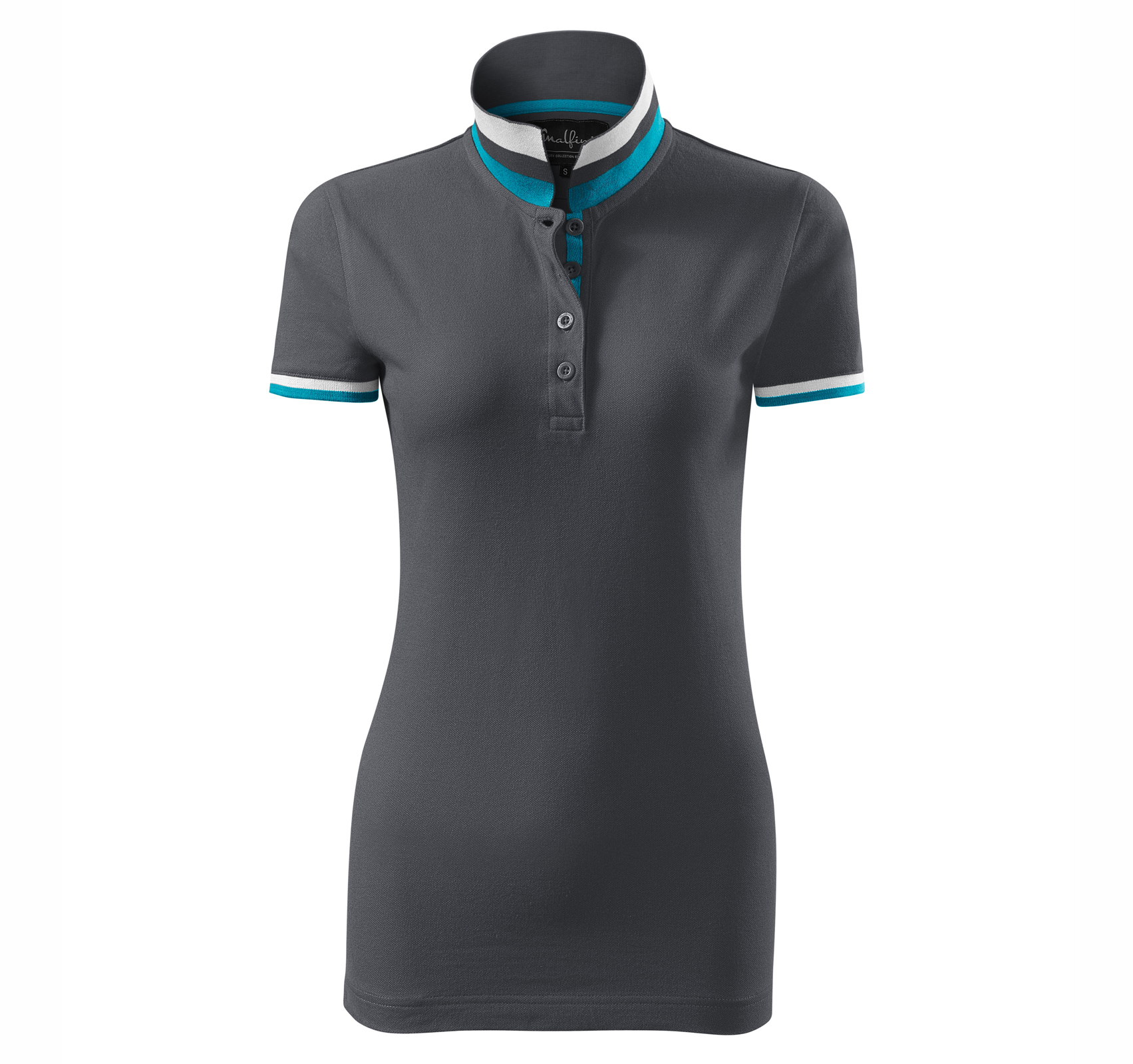 

Поло женское Malfini Collar Up 215  Серое, Поло женское Malfini Collar Up 215 2XL Серое